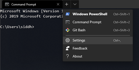 TerminalSettings